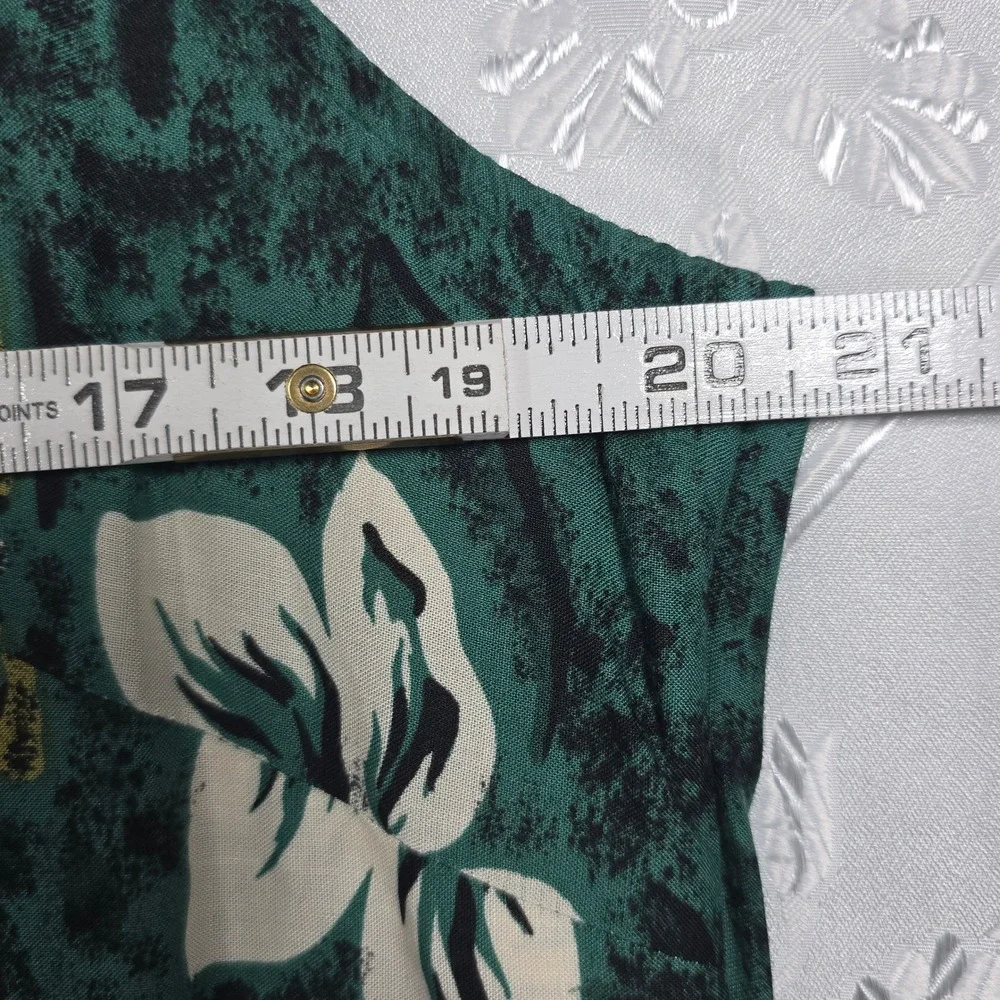 VTG Hilo Hattie Hawaii Midi Dress Matching Hawaiian Shirt Set Woman Medium/Large - Picture 6 of 13